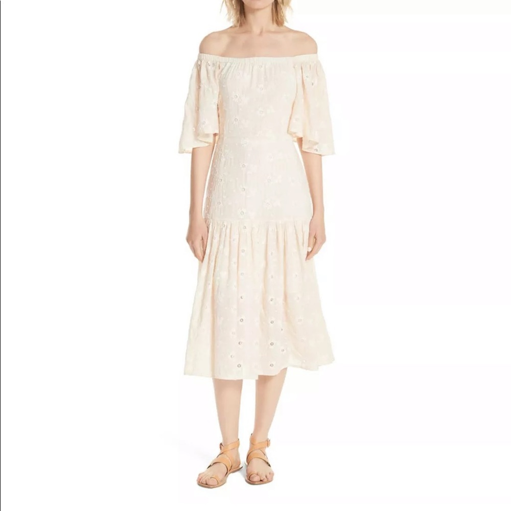 Rebecca Taylor La Vie Helene Embroidered Dress New with Tags